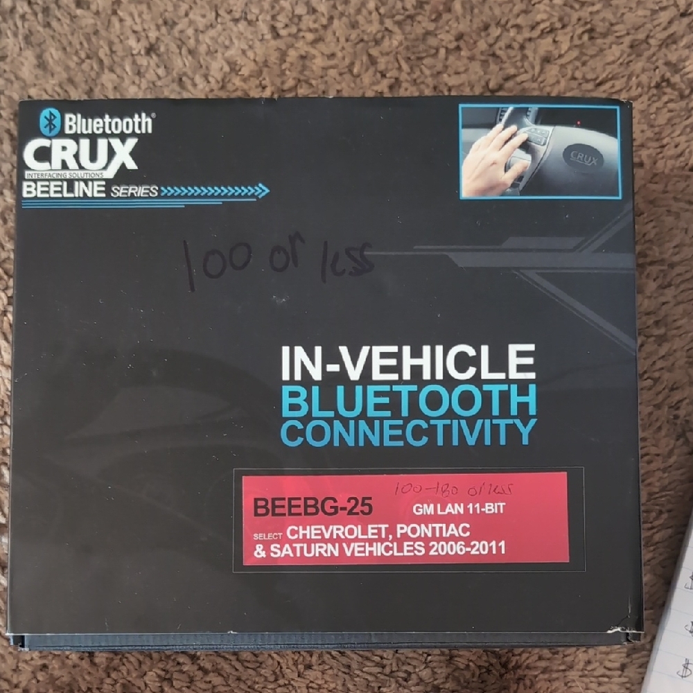 In-Vehicle Bluetooth Connectivity - Black